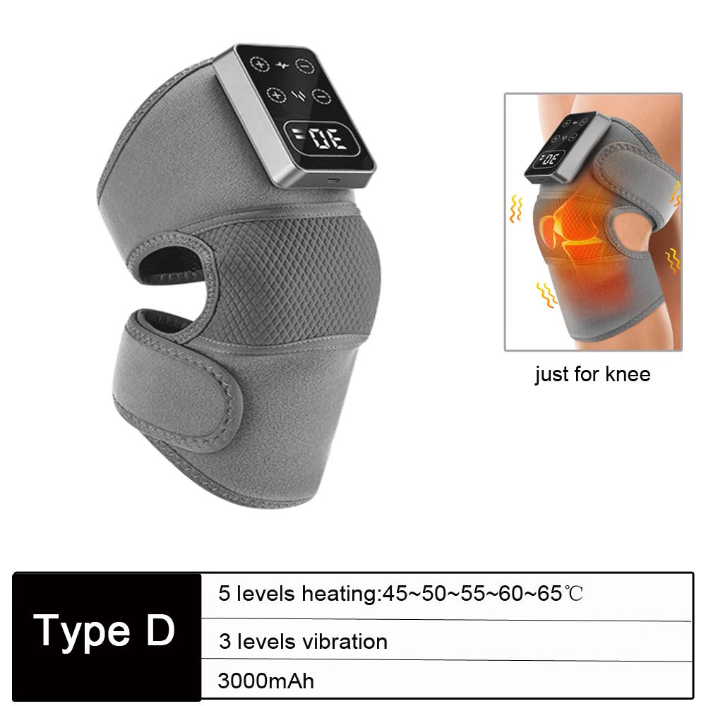 3 in 1 Heated Knee & Shoulder Massager Vibration Elbow Warmer for Temperature Control Support Brace Muscle Relaxation - Image 8